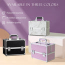 Axyaa Professional Nail & Makeup Suitcase with 6 Trays and Keys