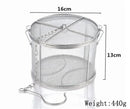 Axya Fine Mesh Strainer Basket for Separating Hot Pot Slag and Straining Soup