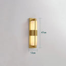 Axyaa Marble Copper Wall Lamp Spanish Light Luxury Living Room TV Background Bedroom Bedside Lighting