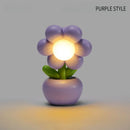 Axyaa LED Flower Night Light Mini Table Lamp Kids Bedroom Ornament Home Decor