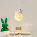 Axyaa Resin Animal Pendant Lights: Kids Room Hanging Lights with Cute Animal Modeling