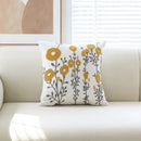 Axyaa Small Fresh Embroidered Pillow Cover for Home Sofa, Four Seasons Universal