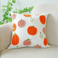 Axyaa Halloween Pumpkin Embroidered Pillowcase for Home Sofa Decor