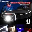Axya LED Headlamp: 7 Modes, USB Rechargeable, Waterproof - Ideal for Fishing & Camping