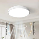 Axyaa LED Bladeless Ceiling Fan Light 6-speed DC Remote Dimming Air circulation Fan