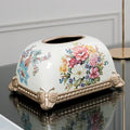 Axyaa Ceramic Bread Tissue Box: European-Style Living Room Coffee Table Decor