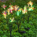 Axyaa Solar Butterfly Fiber Optic Lawn Light - Waterproof Outdoor Garden Decoration