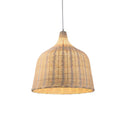 Axyaa Rattan Wicker Chandelier Pendant Light Handwoven Hanging Lamp E27 Bulb