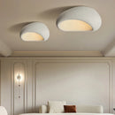Axyaa Nordic Wabi Sabi LED Ceiling Chandelier for Minimalist Japan Style Bedroom Decor.