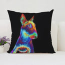 Bull Terrier Art Anime Pillow Cover 40x40 Axyaa Home Decor Throw Pillow