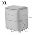 Axyaa Self Compression Duvet Storage Bag: Large Capacity Heavy Duty Moving Organizer