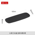 Axyaa Ceramic Dim Sum Plate - Black & White Frosted Sushi Plate