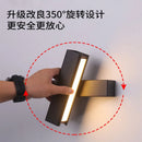 Axyaa 7W LED Rotate Wall Light Sconce Fixture for Indoor Lighting