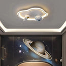 Axyaa Astronaut LED Ceiling Lamp for Kids Room and Study - Creative Planet Theme