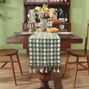 Axyaa Retro Tassel Jacquard Table Runner for Home Decor