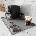 Axyaa Silicone Coffee Machine Mat for Anti-Skid Insulation & Drain Protection