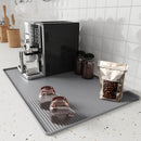 Axyaa Silicone Coffee Machine Mat for Anti-Skid Insulation & Drain Protection