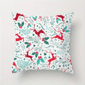 Axyaa Christmas Themed Pillow Covers for Sofa, Bedroom, Car - Festive Cushion Cover