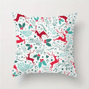 Axyaa Christmas Themed Pillow Covers for Sofa, Bedroom, Car - Festive Cushion Cover