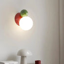 Axyaa Modern Nordic Wall Lamp Cream Style LED Lights Children's Room Decor