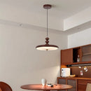 Axyaa Walnut LED Chandelier: Modern Retro Pendant Lamps for Home Decor