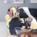 Axyaa Murder Drone Fleece Throw Blanket