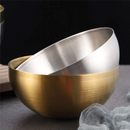 Axyaa Stainless Steel Fruit Salad Bowl Soup Noodles Mixing Container Kitchen Tableware