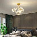 Axyaa Nordic Glass LED Chandelier | Starry Design for Home Decor | Ceiling Light