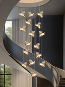 Axyaa Luxury Crystal Chandelier Pendant Lights