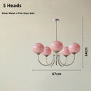 Axyaa Glass Ball Chandelier: Modern, Creative, Vintage, Lovely Girls Bedroom Lamp