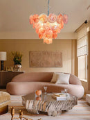 Axyaa Glass LED Pendant Light: Art Dimming for Bedroom & Living Room