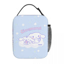 Axyaa Cinnamoroll Insulated Lunch Bag: Portable Thermal Cooler for Travel & Work.