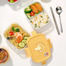 Axyaa Divided Bento Box: Reusable Leak Proof Lunch Container