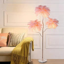 Axyaa Modern Luxury Feather Floor Lamp for Home Decor and Office Lighting