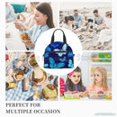 Axyaa Colorful Butterflies Insulated Lunch Bag with Shoulder Strap