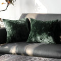 Luxury Velvet Gold Christmas Cushion Cover by Axyaa - Home Decor Sofa Bed Pillowcase