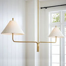 Axyaa Rustic Metal Pendant Chandelier for Dining Table