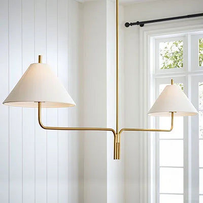 Axyaa Rustic Metal Pendant Chandelier for Dining Table