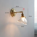 Axyaa Ceramic LED Wall Lights Copper Base Japan Modern Wandlamp Sconce Murale