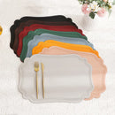 Axyaa Orange Halloween PU Leather Placemats - Set of 10