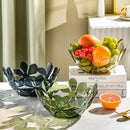 Axyaa Clear Fruit Plate: Stylish Plastic Tray for Snacks & Candy Storage