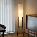 Axyaa Zen Floor Lamp with Fabric Shade for Living Room and Bedroom