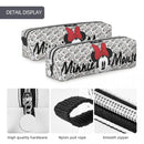 Axyaa Mickey Minnie Pencil Case Pouch for Students - Large Storage Zipper Stationery