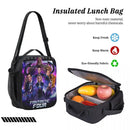 Axyaa 3Pcs Fantastic Four School Bag Set for Girls Boys & Pen Backpack Lunch Box