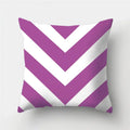 Axyaa Geometric Pattern Polyester Cushion Cover for Sofa Decor or Throw Pillow