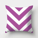 Axyaa Geometric Pattern Polyester Cushion Cover for Sofa Decor or Throw Pillow