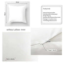 Axyaa Christmas Tree & Ornament Printed Pillow Covers for Sofa, Bedroom, Car