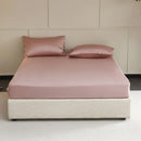 Axyaa Natural Silk Fitted Sheet - Smooth Mattress Cover - Non-Slip Bed Sheet