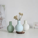 Axyaa Mini Ceramic Vase for Dried Flowers and Hydroponic Home Decor