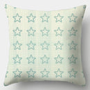 Axyaa Geometric Texture Cushion Cover 45x45cm Polyester Decorative Pillow Cover
